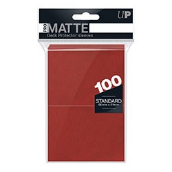 Red - Standard MATTE 100ct Ultra Pro